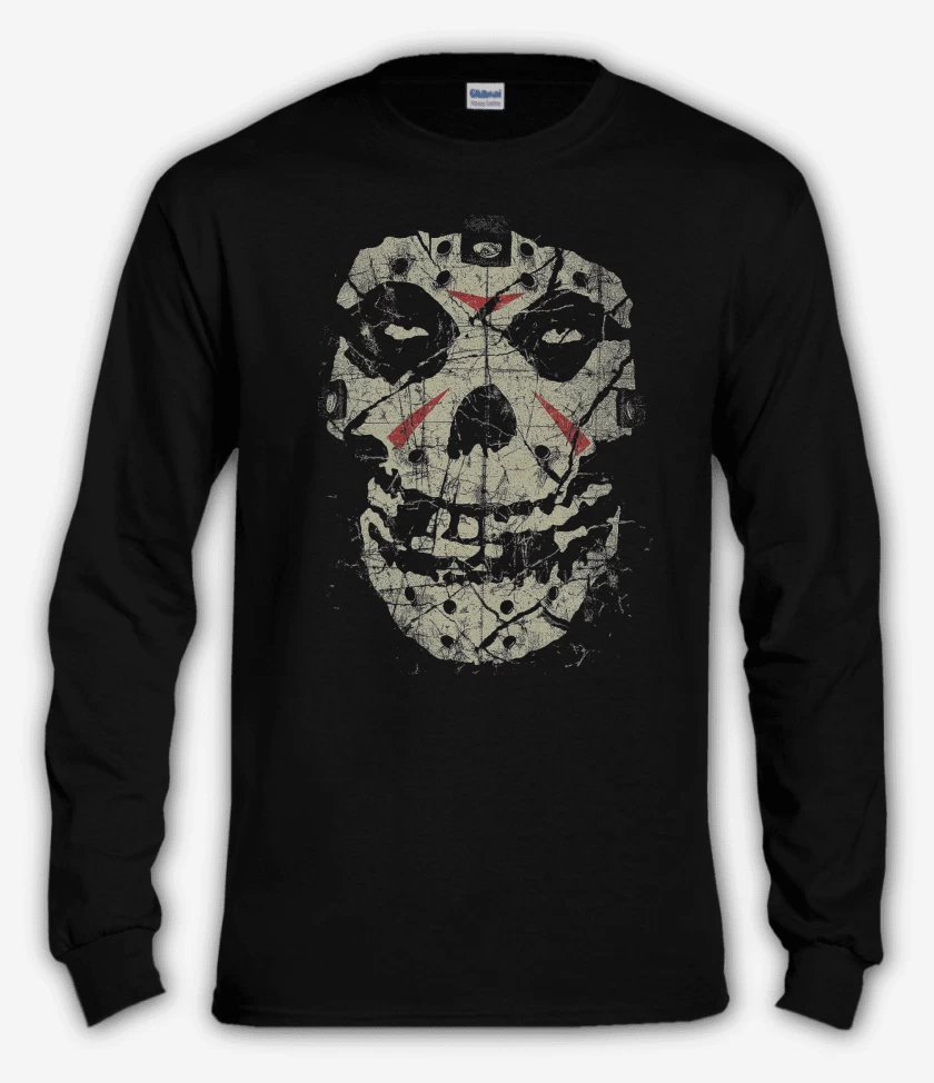 Polera manga larga Negro de Misfits Jason Ghost