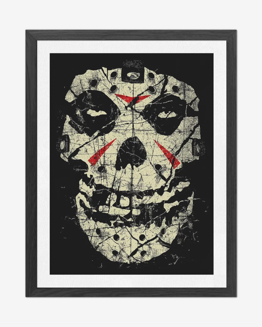 Cuadro decorativo Negro de Misfits Jason Ghost