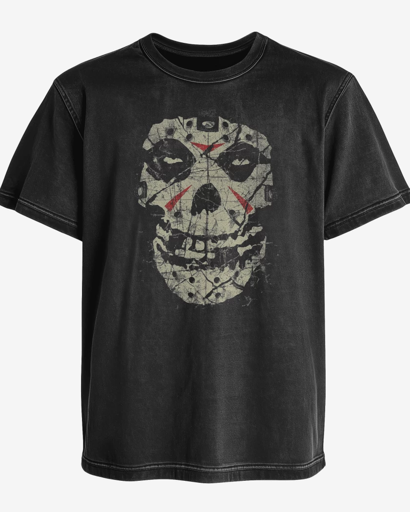 Polera desgastada Misfits Jason Ghost