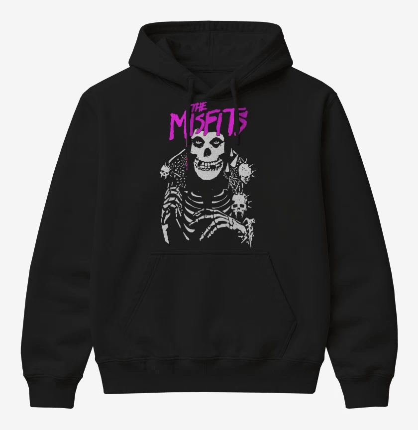 Poleron Canguro básico Misfits Crimson Punk
