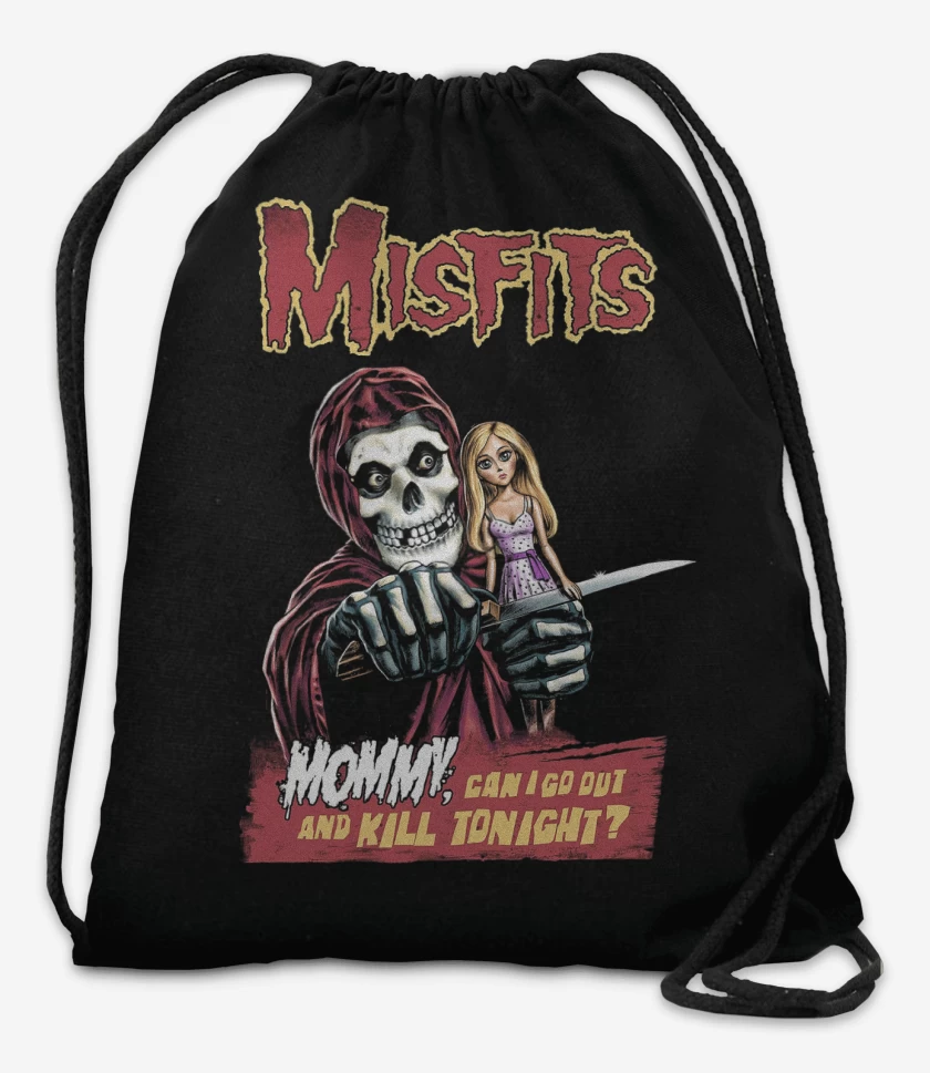 Mochila Negro de Misfits Doll