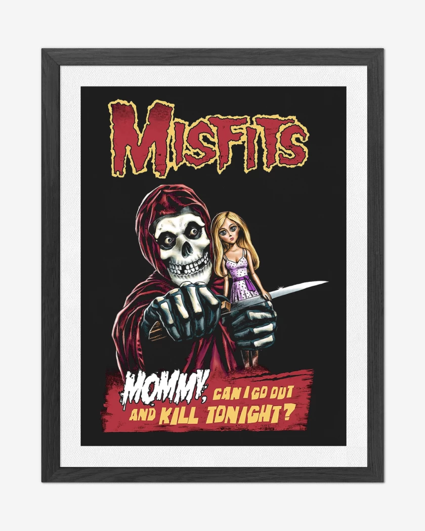 Cuadro decorativo Negro de Misfits Doll