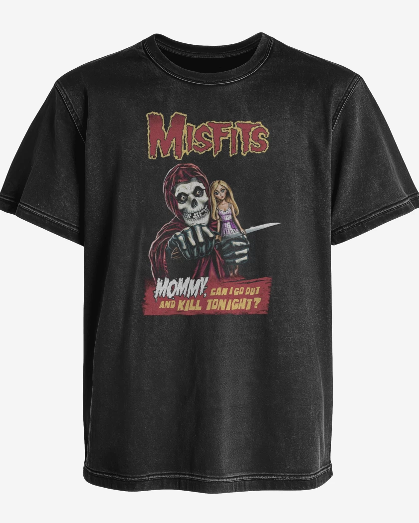 Polera desgastada Misfits Doll
