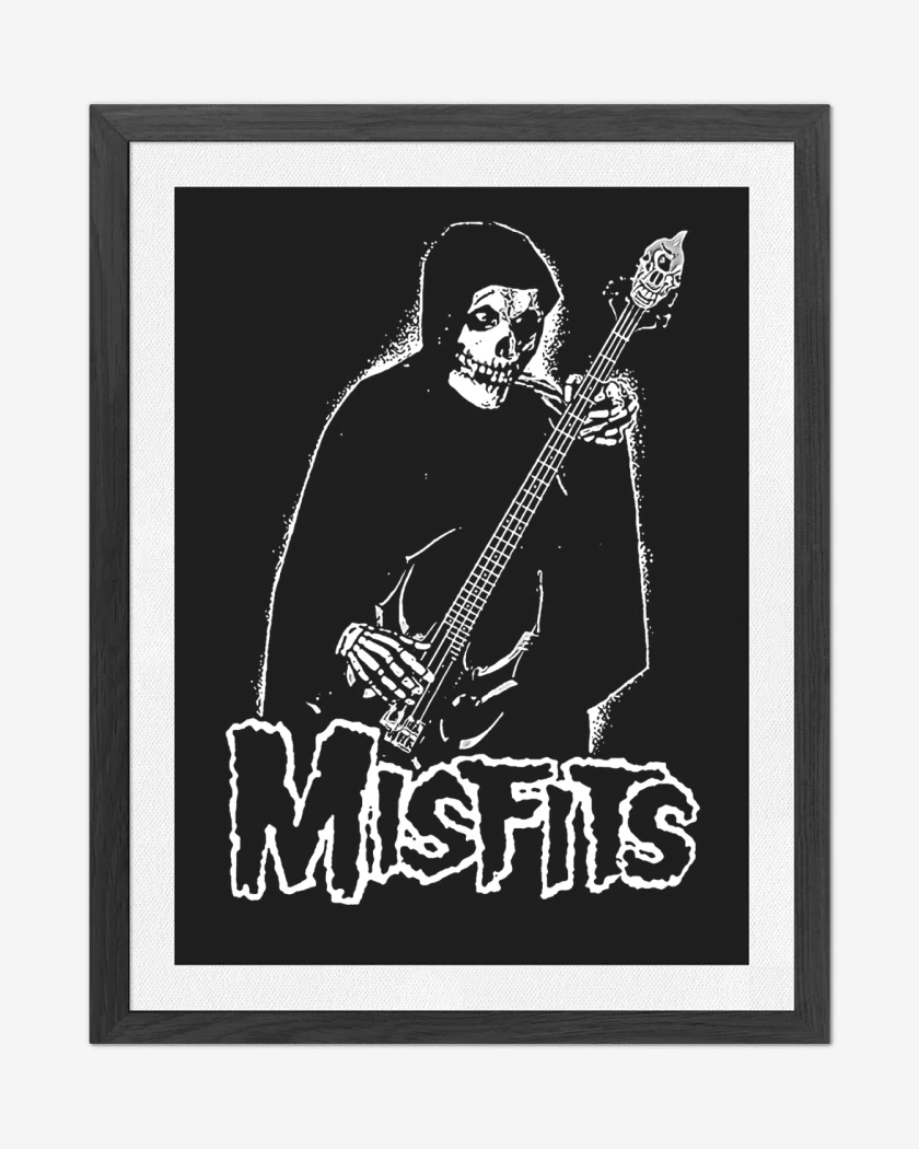Cuadro decorativo Misfits Crimson Bajista