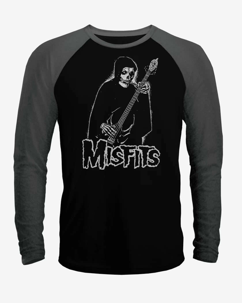Polera Raglan Misfits Crimson Bajista