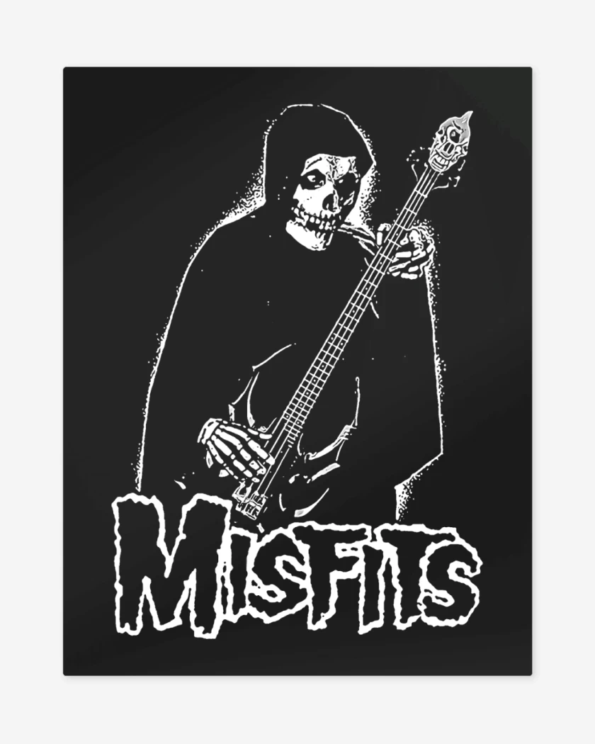 Print metalico Misfits Crimson Bajista