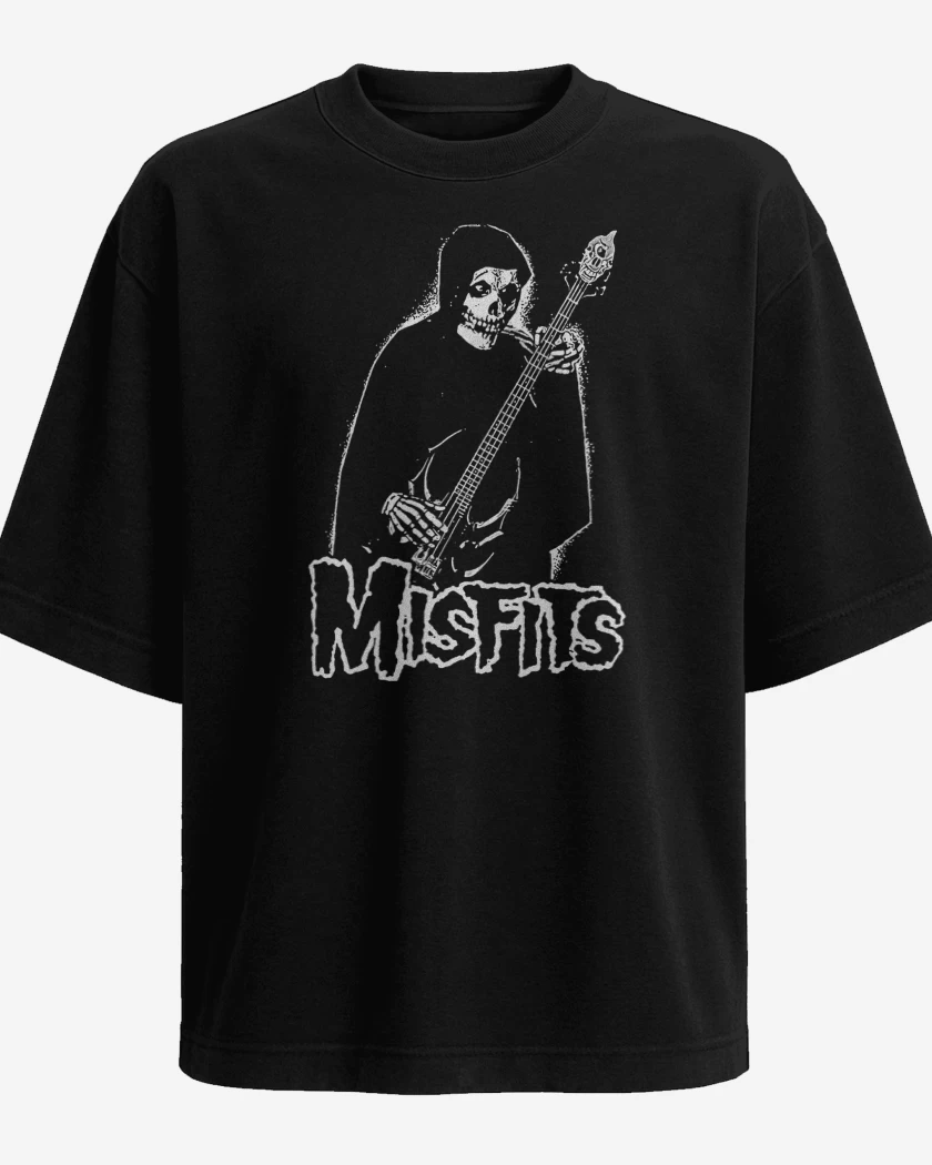 Polera Oversize Misfits Crimson Bajista