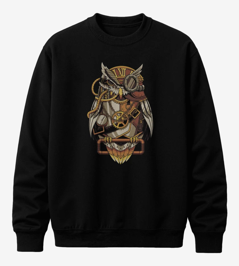 Poleron polo Negro de Buho