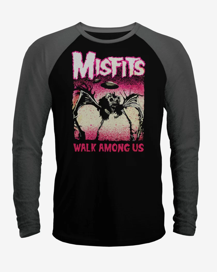 Polera Raglan Misfits Walk Among Us
