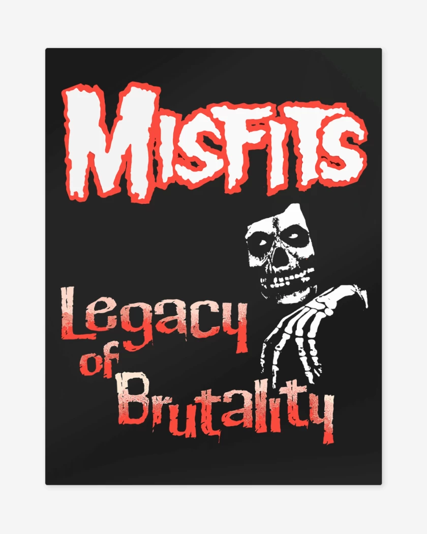 Print metalico Misfits Legacy of Brutality