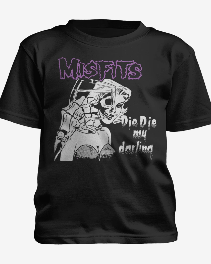 Polera de niño Misfits Die Die My Darling