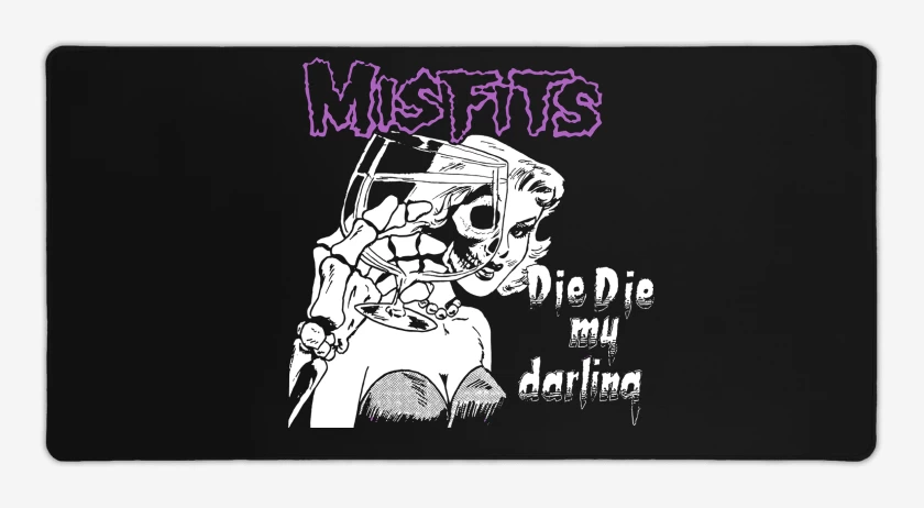 Mouse pad Gamer Misfits Die Die My Darling