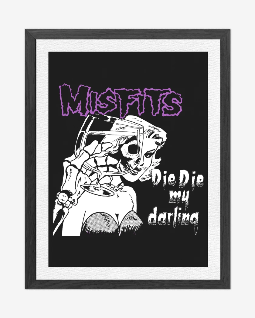 Cuadro decorativo Misfits Die Die My Darling