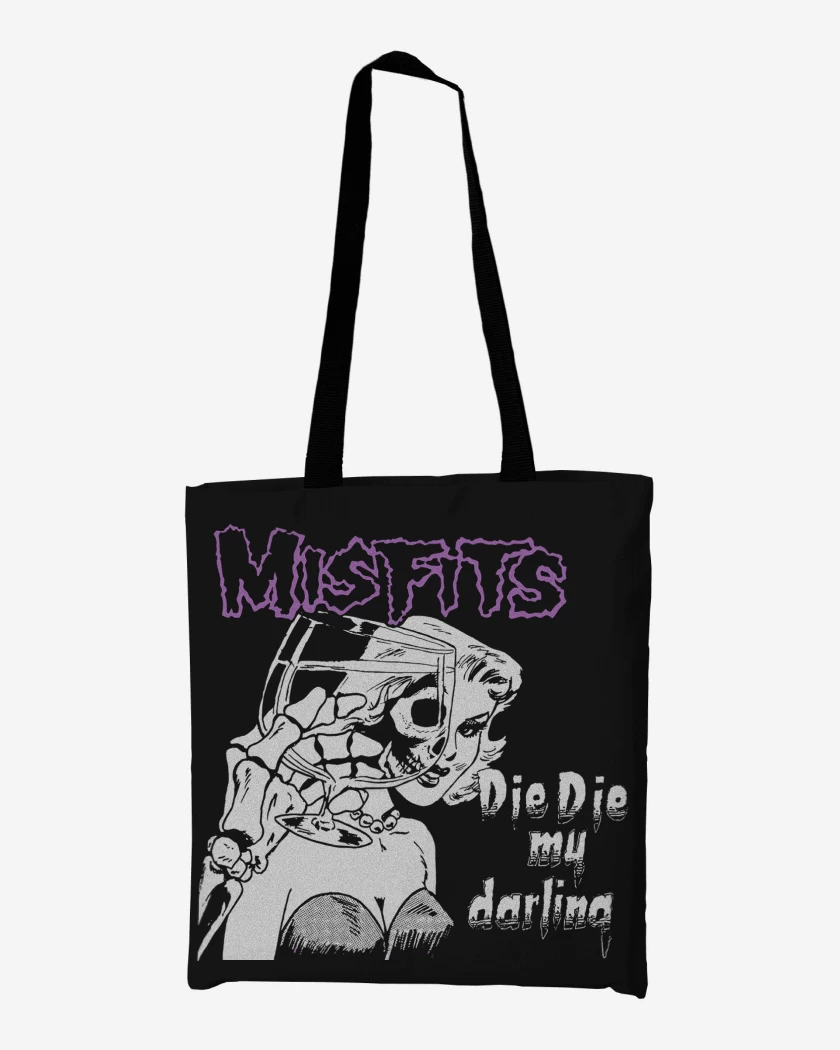 Totebag Misfits Die Die My Darling