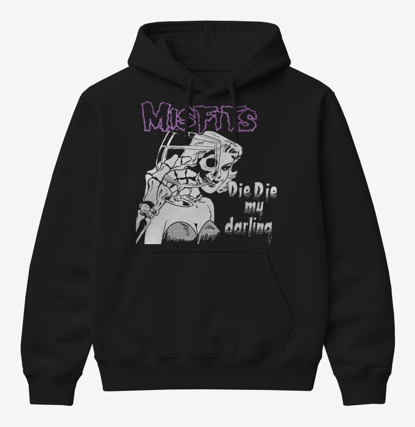Poleron Canguro básico Misfits Die Die My Darling