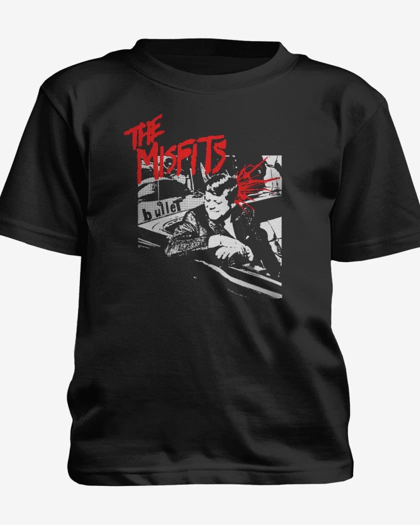 Polera de niño Negro de Misfits Bullet