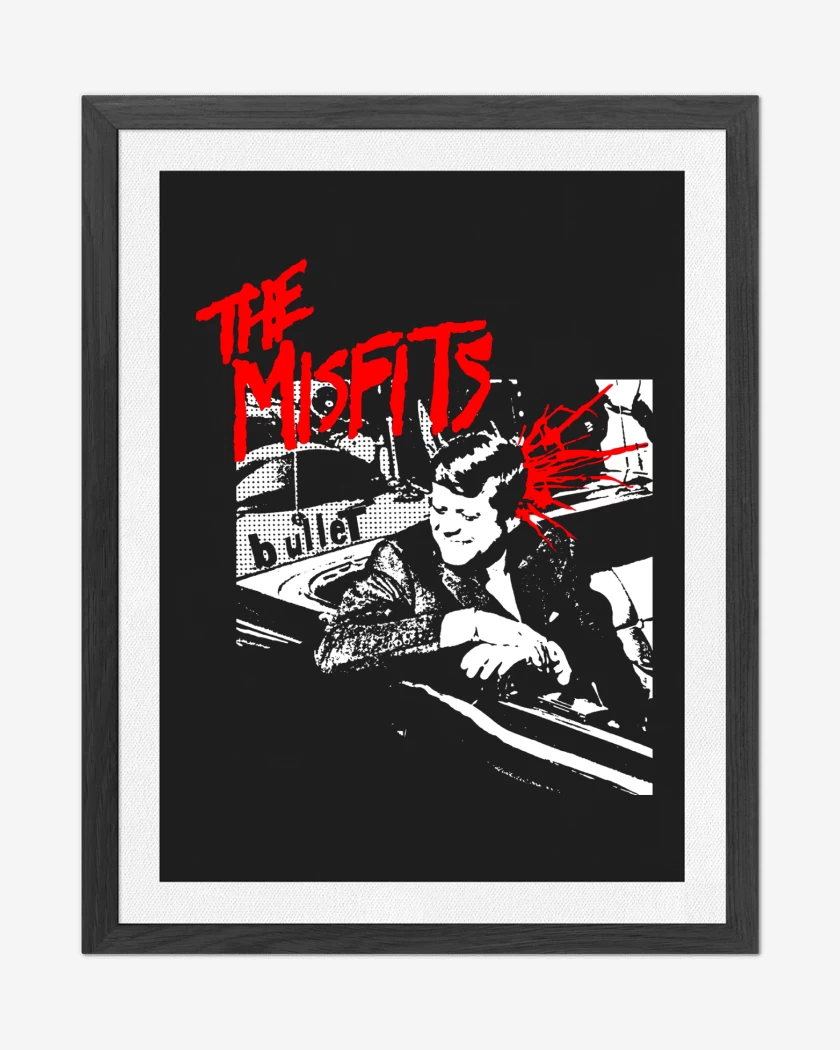 Cuadro decorativo Negro de Misfits Bullet