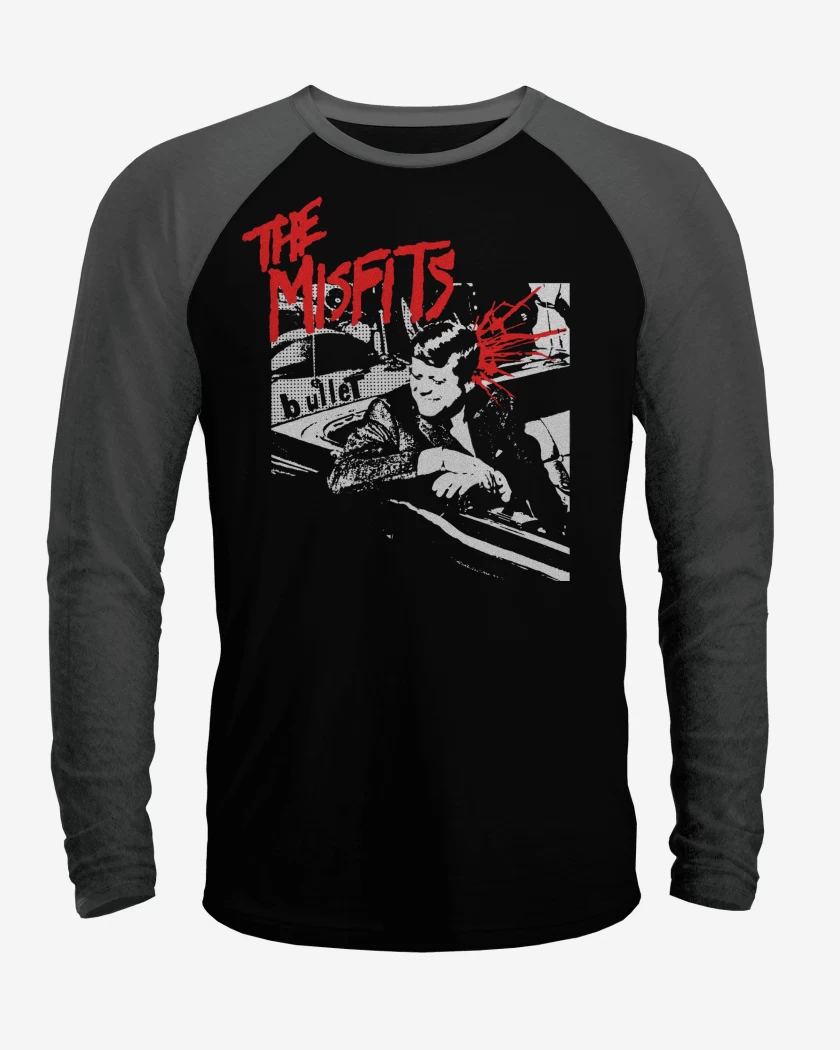 Polera Raglan Misfits Bullet
