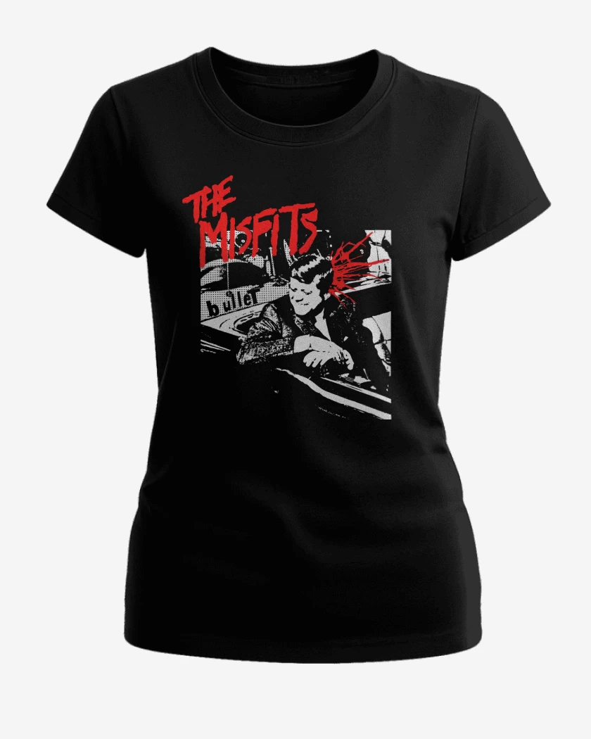 Polera de Mujer Negro de Misfits Bullet