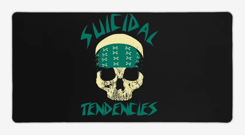 Mouse pad Gamer Negro de Suicidal Tendencies 2