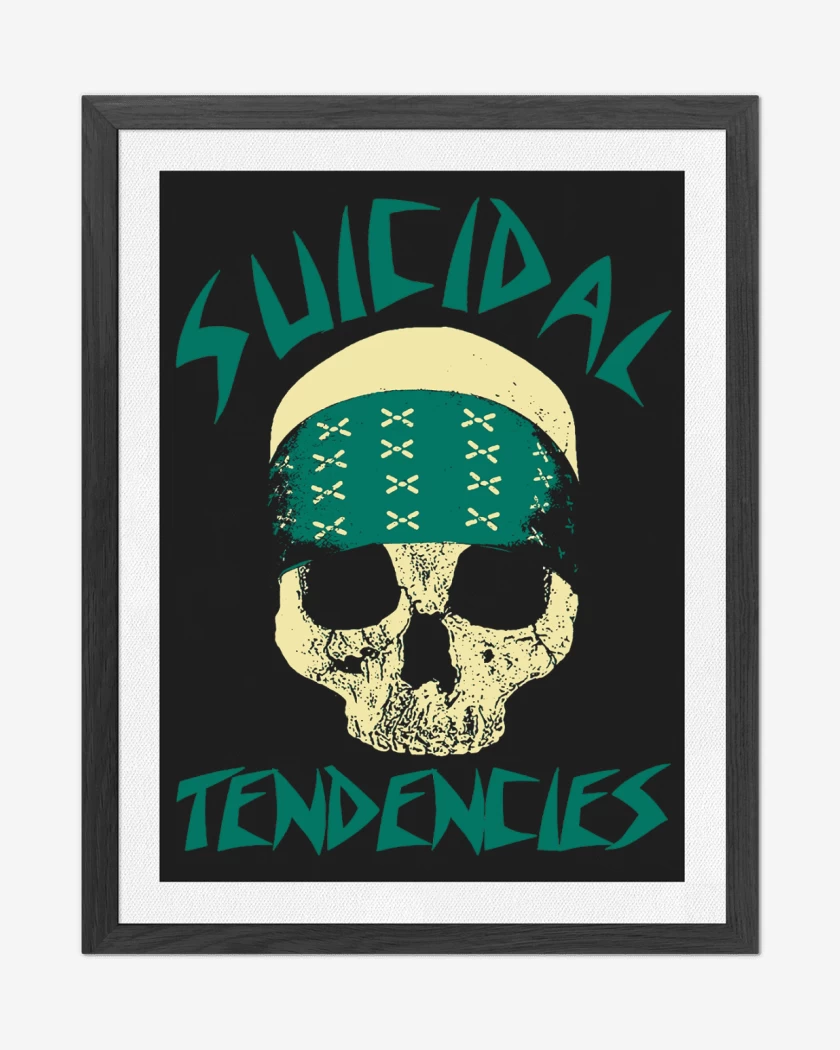 Cuadro decorativo Negro de Suicidal Tendencies 2