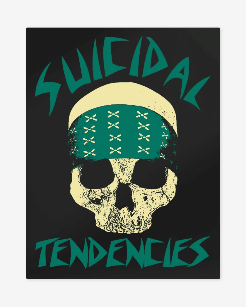 Print metalico Negro de Suicidal Tendencies 2