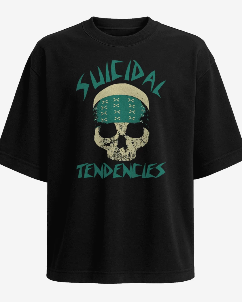 Polera Oversize Negro de Suicidal Tendencies 2
