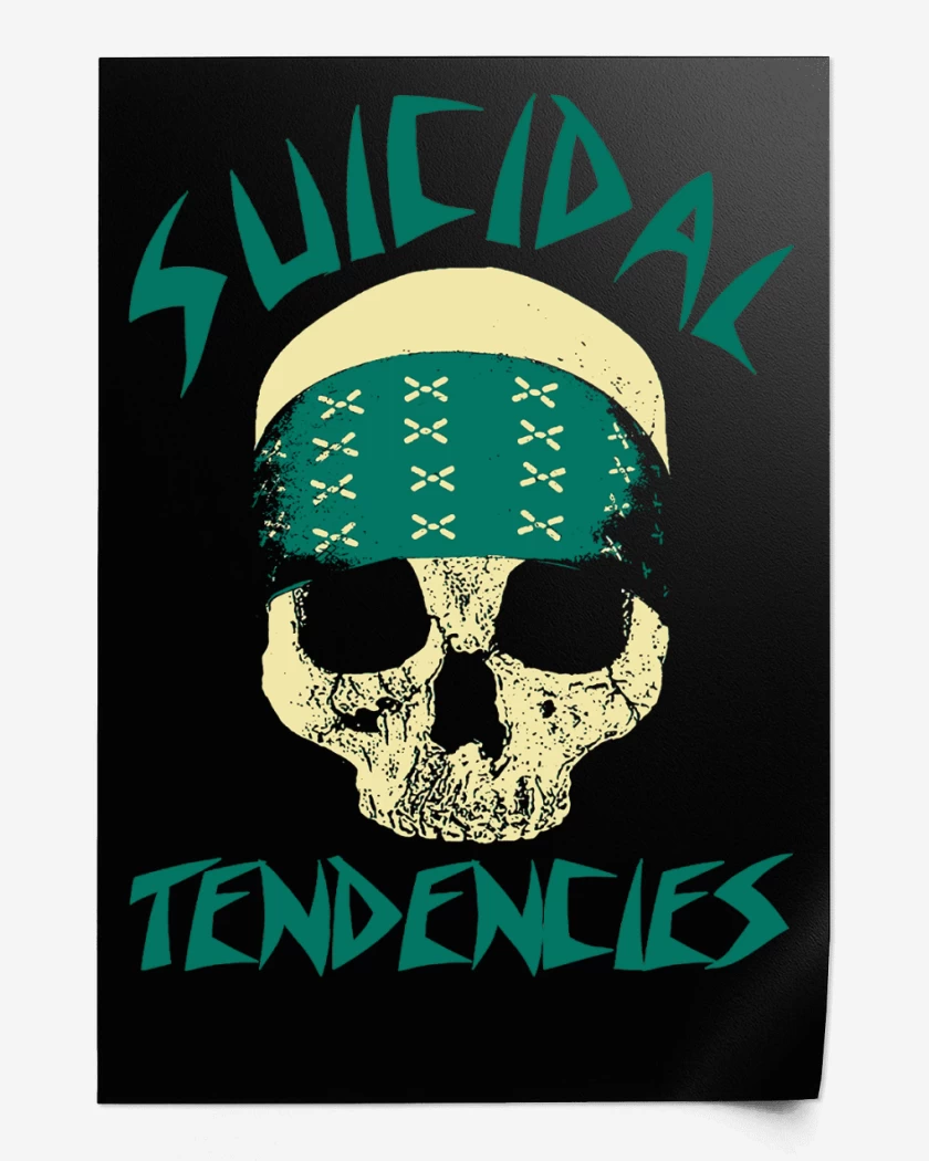 Print Negro de Suicidal Tendencies 2