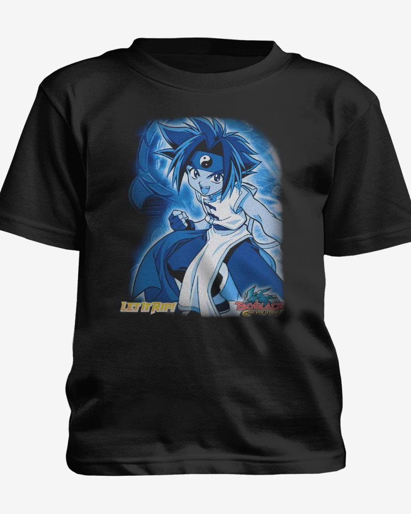 Polera de niño Negro de Ray Kon Beyblade