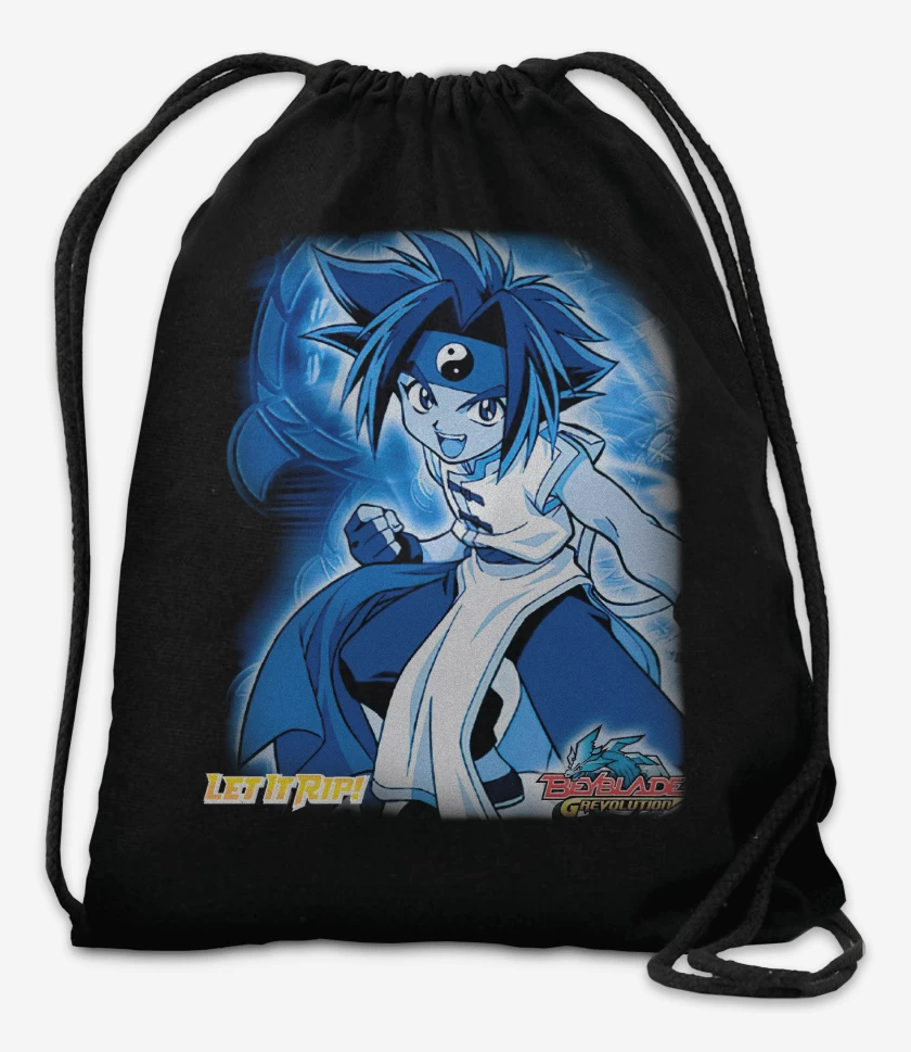 Mochila Negro de Ray Kon Beyblade