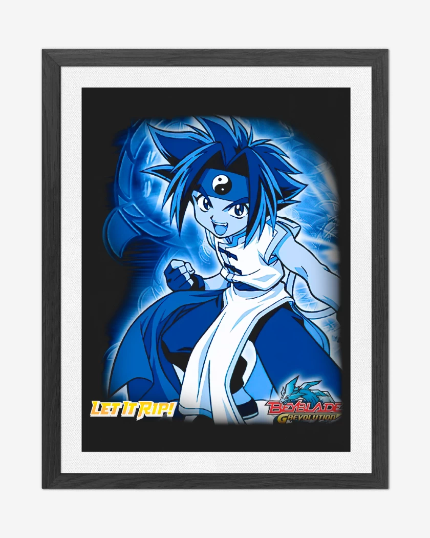 Cuadro decorativo Negro de Ray Kon Beyblade