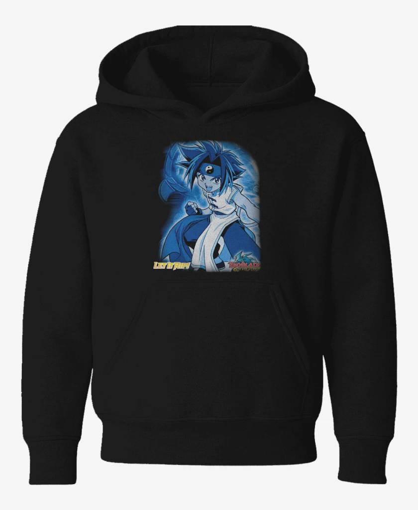 Poleron de niño Negro de Ray Kon Beyblade