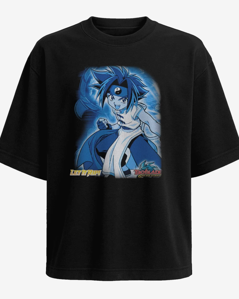 Polera Oversize Ray Kon Beyblade