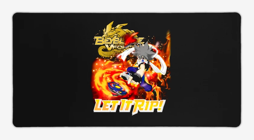 Mouse pad Gamer Negro de Kai Beyblade
