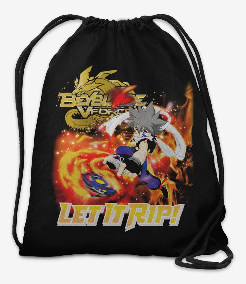 Mochila Negro de Kai Beyblade