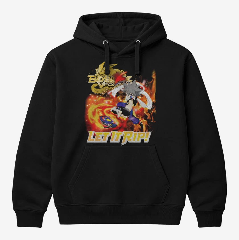 Polerón Canguro Negro de Kai Beyblade