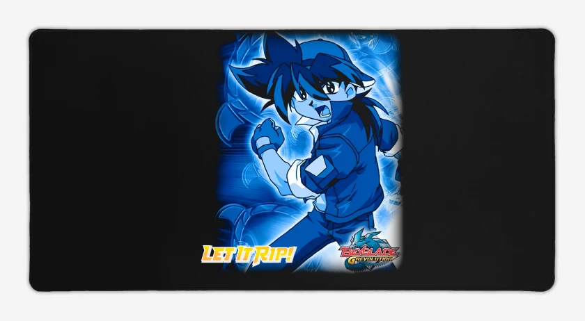 Mouse pad Gamer Negro de Tyson Beyblade