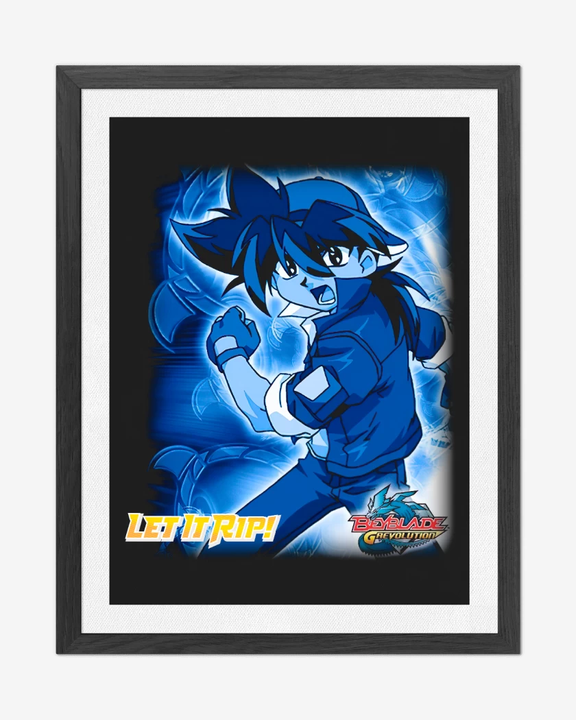 Cuadro decorativo Negro de Tyson Beyblade