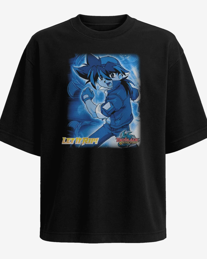 Polera Oversize Tyson Beyblade