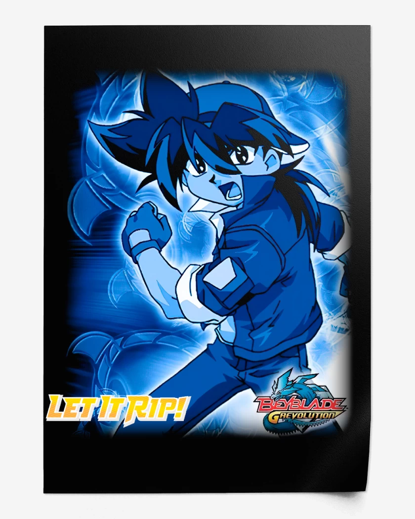 Print Negro de Tyson Beyblade