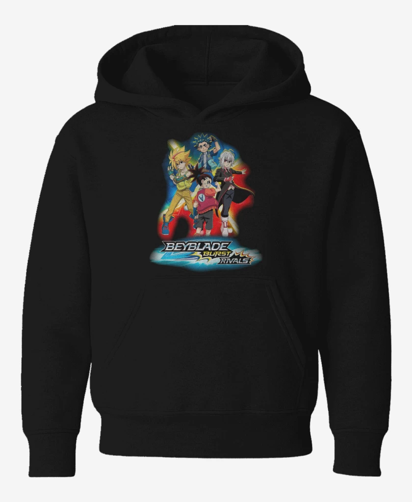 Poleron de niño Negro de Beyblade Burst Rivals