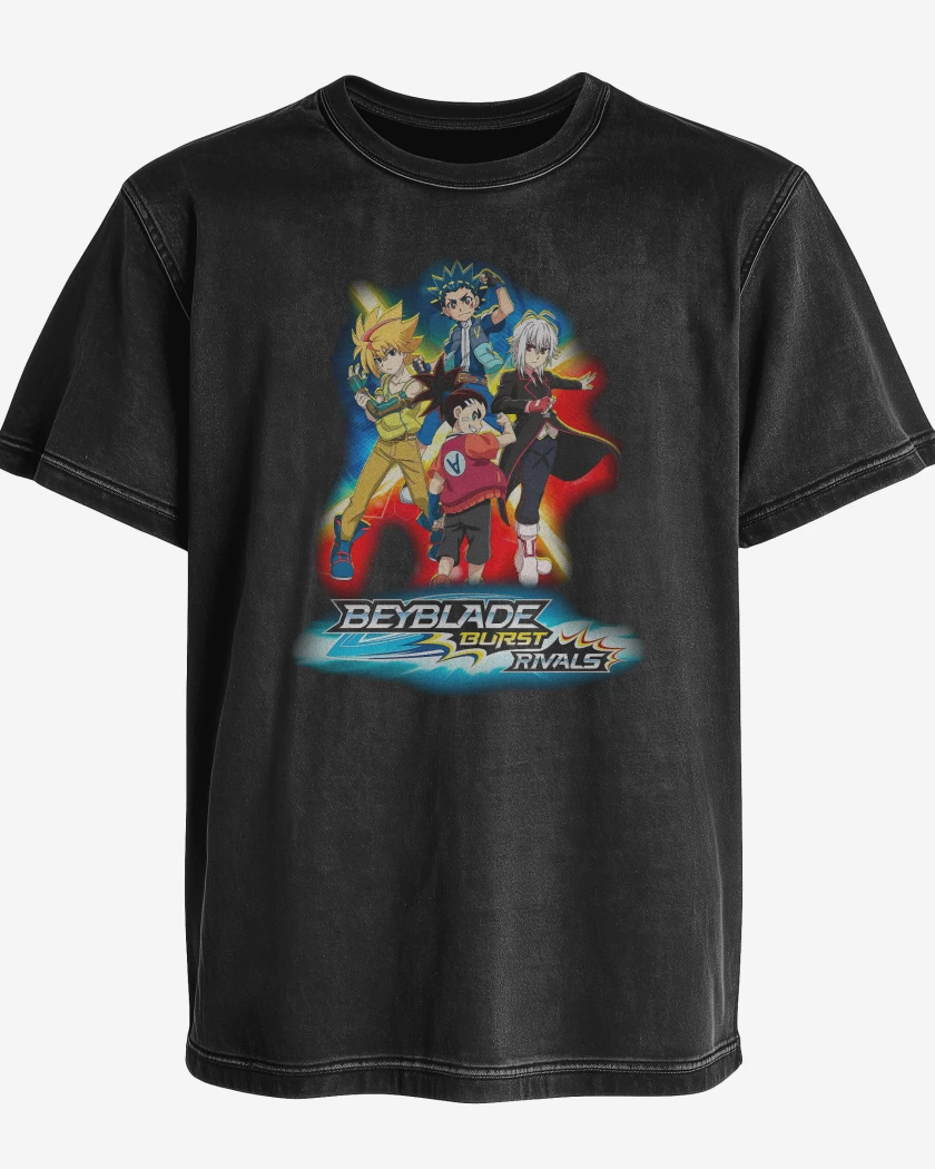 Polera desgastada Beyblade Burst Rivals