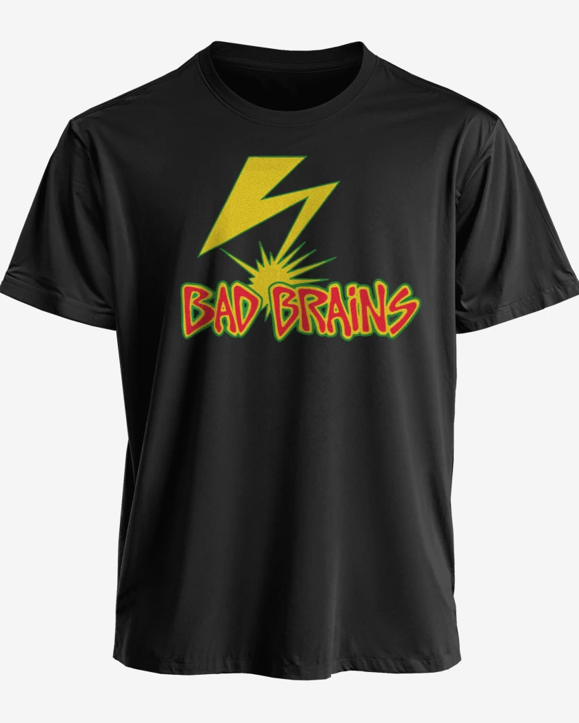 Polera premium Negro de Bad Brains Logo