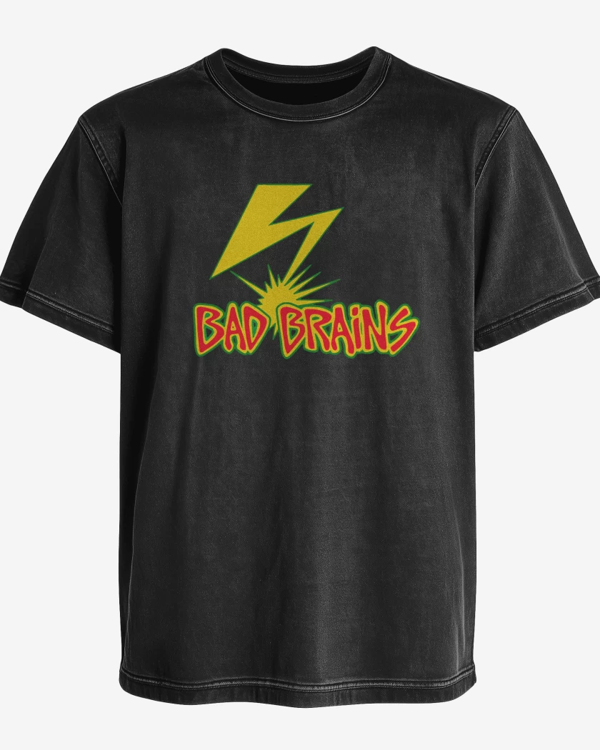 Polera desgastada Bad Brains Logo