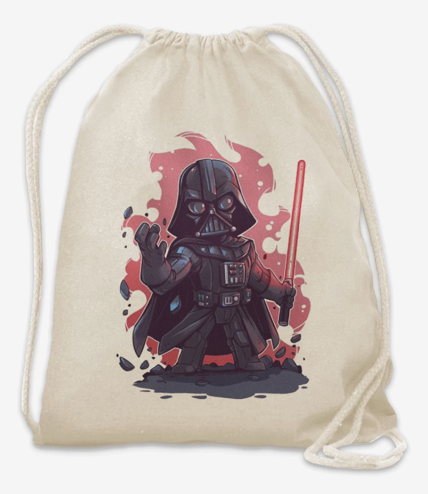 Mochila Blanco de Chibi Darth Vader