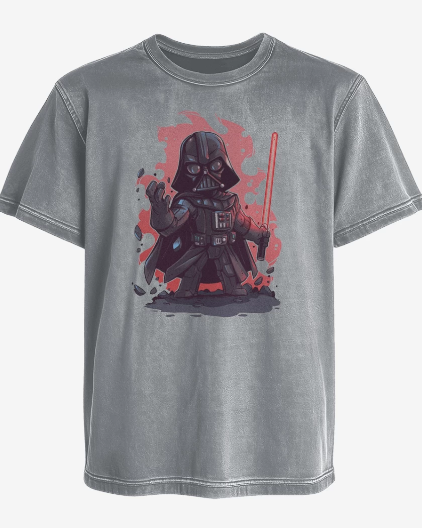 Polera desgastada Chibi Darth Vader