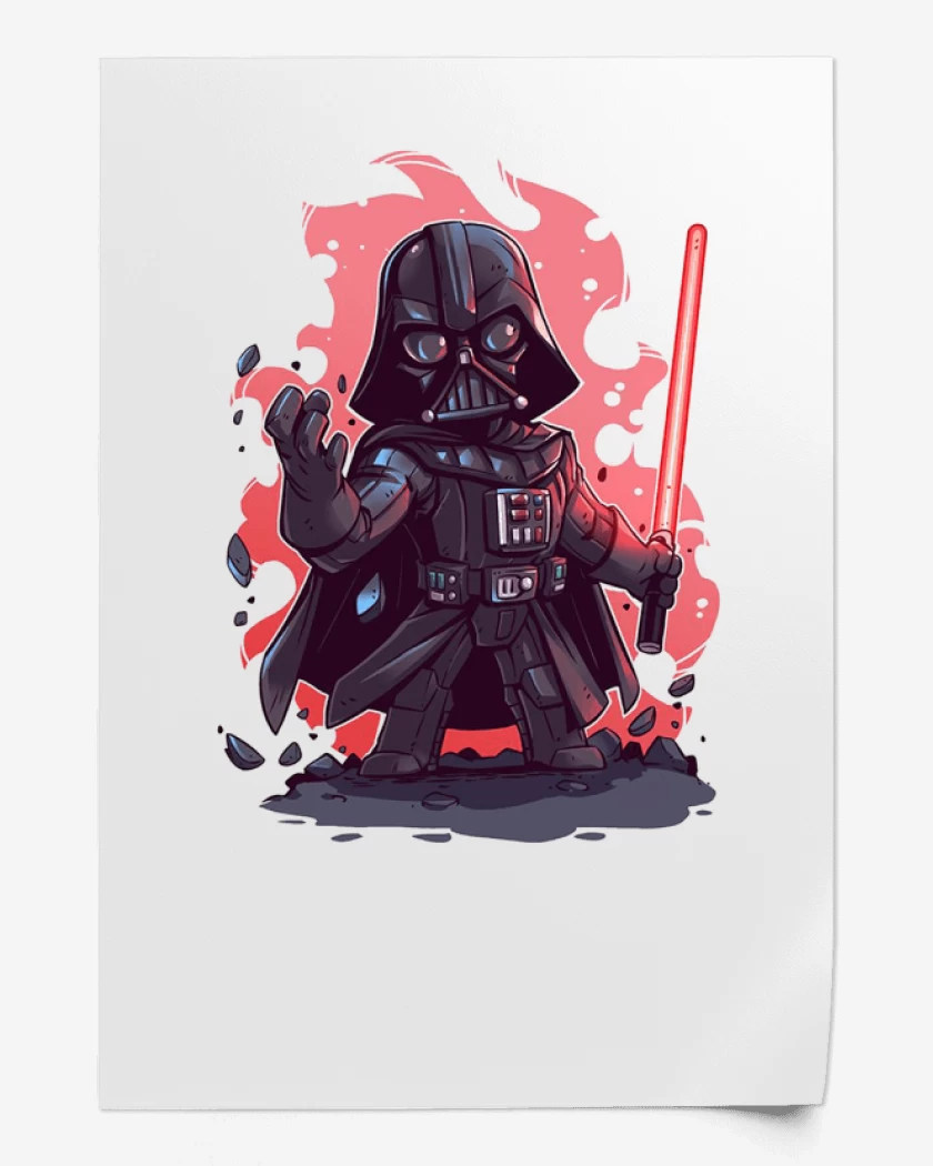 Print Chibi Darth Vader