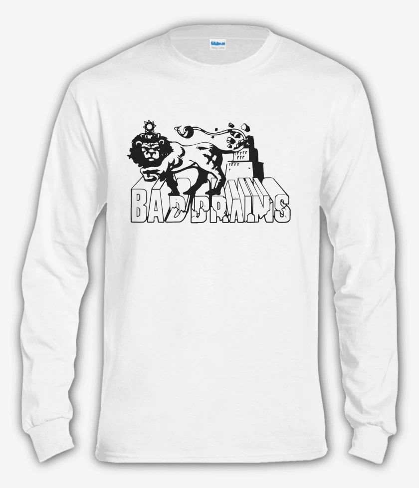 Polera manga larga Bad Brains Leon Logo