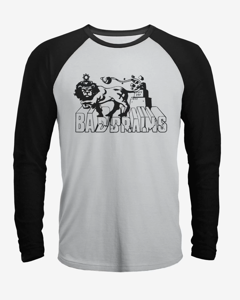 Polera Raglan Bad Brains Leon Logo
