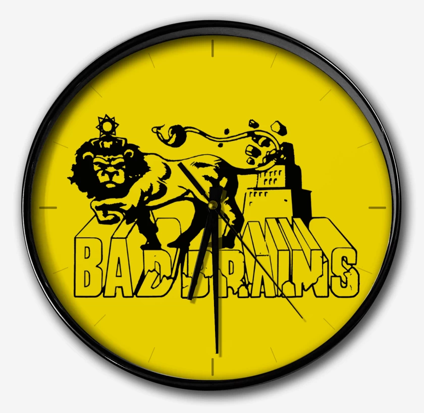 Reloj Amarillo de Bad Brains Leon Logo